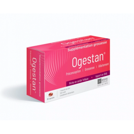 Ogestan supplémentation grossesse boite de 90 capsules