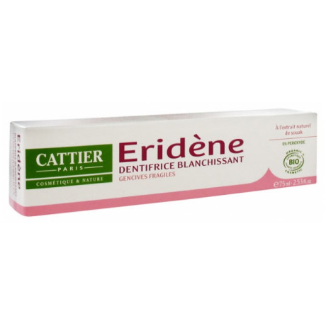 Cattier Eridène Dentifrice Gencives Fragiles Bio 75 ml