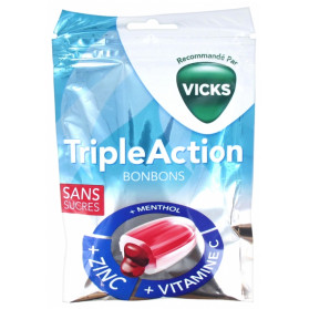 Vicks Triple Action Bonbons 72 g