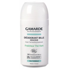 Gamarde Hygiène Douceur Déodorant Bille Douceur Bio 50 ml - Parfum : Fraîcheur Thé Vert