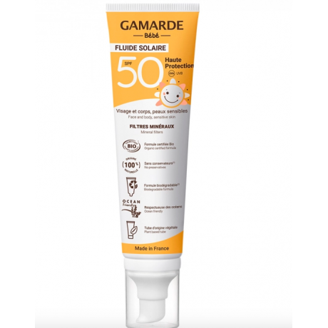 Gamarde solaire bébé lait SPF50+ 100ml