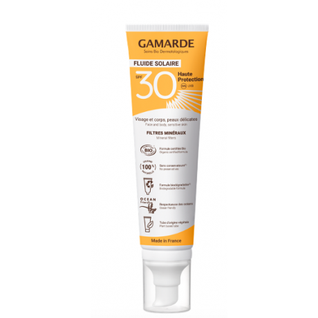 Gamarde solaire fluide SPF30 BIO 100ml