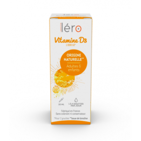 Lero Vitamine D3 d'origine naturelle 20ml