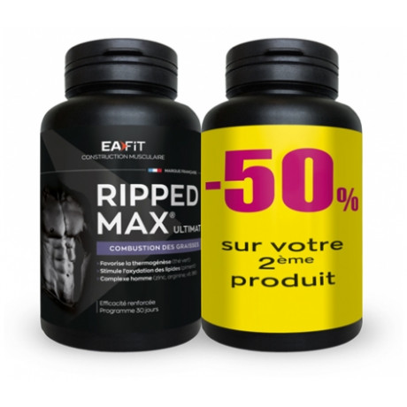 Eafit Ripped Max Ultimate Combustion des Graisses Lot de 2 x 120 Comprimés