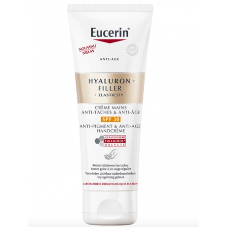 Eucerin Hyaluron Filler + Elasticity crème mains anti-taches et anti-age 75ml