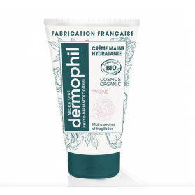 Dermophil crème mains hydratante BIO à la pivoine 50ml