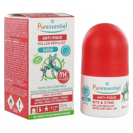 Puressentiel Anti-Pique Bébé Roller Répulsif 30 ml