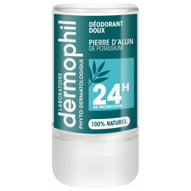 Dermophil Indien Déodorant Doux Pierre d'Alun 24H 115 g