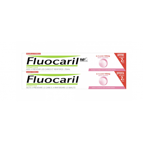 Fluocaril Bi-fluoré dents sensibles 2x75ml