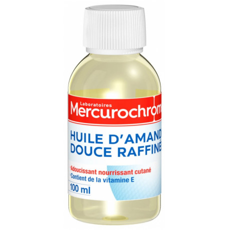 Mercurochrome Huile d'Amande Douce Raffinée 100 ml