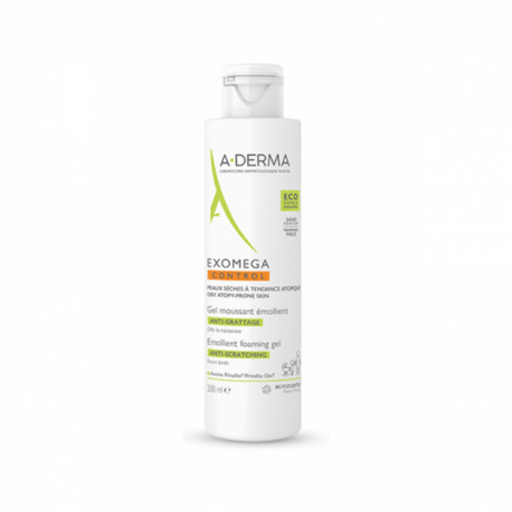 A-derma Exomega Control Gel moussant emollient 200ml