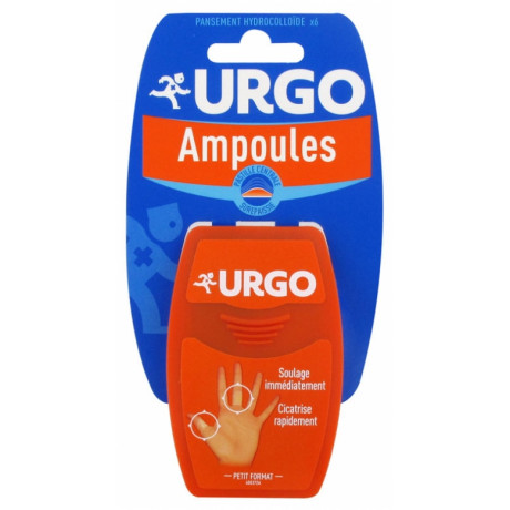 Urgo Ampoules Traitement Doigt et Orteil 6 Pansements Petit Format