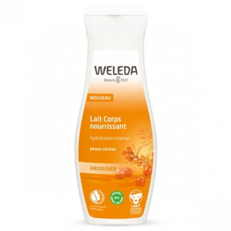 Weleda Argousier Lait Corps Nourrissant Bio 200ml