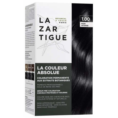 Lazartigue La Couleur Absolue - Coloration : 1.00 Noir Intense