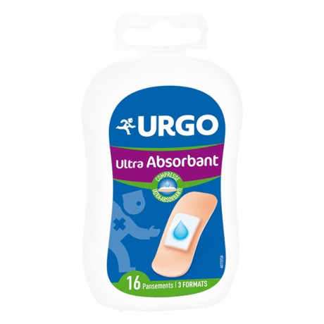 Urgo Premiers Soins Pansement Ultra Absorbant 16 unités