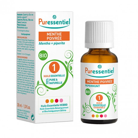 Puressentiel Huile Essentielle Bio Menthe Poivrée 30ml