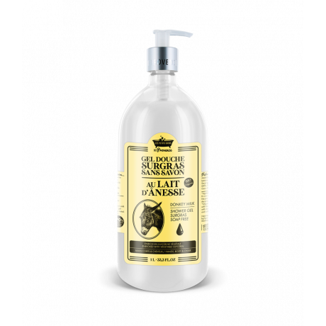 Gel douche au lait d'anesse 1L