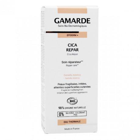 Gamarde Epiderm+ Cica Repar Soin Réparateur Bio 40ml