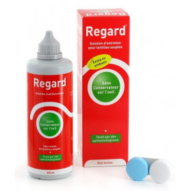 Regard Solution d'Entretien pour Lentilles Souples 355ml + étui