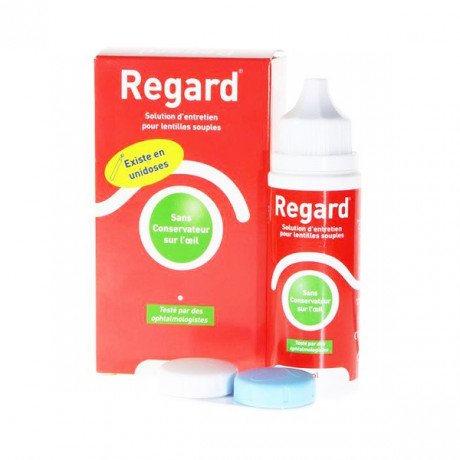 Regard Solution d'Entretien pour Lentilles Souples 60ml + étui