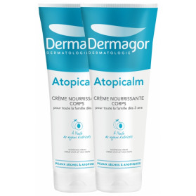 Dermagor Atopicalm Crème Nourrissante Corps Lot de 2 x 250 ml