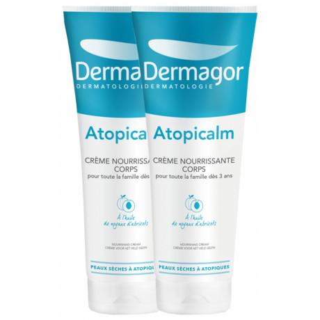 Dermagor Atopicalm Crème Nourrissante Corps Lot de 2 x 250 ml