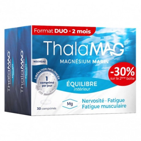 THALAMAG EQUILIBRE INTERIEUR MAGNESIUM MARIN 2X30 COMPRIMÉS