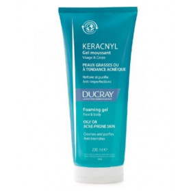 DUCRAY  Keracnyl - Gel Moussant Visage & Corps - 200ml