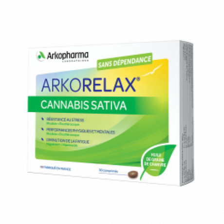 Arkorelax Cannabis Sativa 30 comprimés