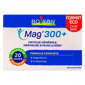 Boiron Mag'300+ Magnésium et 9 Vitamines 160 comprimés