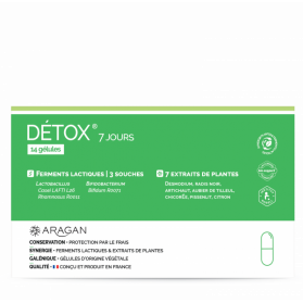 Aragan Detox 7 jours 14 gélules