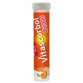 Vistacorbol C1000 20 comprimés effervescents