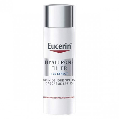 Eucerin Hyaluron-Filler +3x Effect Soin de Jour Peaux Normales à Mixtes SPF15 50ml