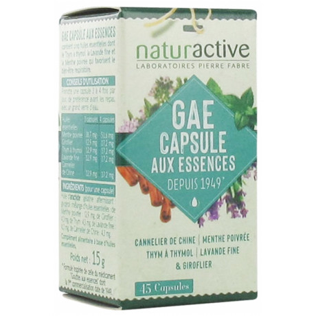 Naturactive GAE Capsule aux Essences 45 Capsules Édition Collector