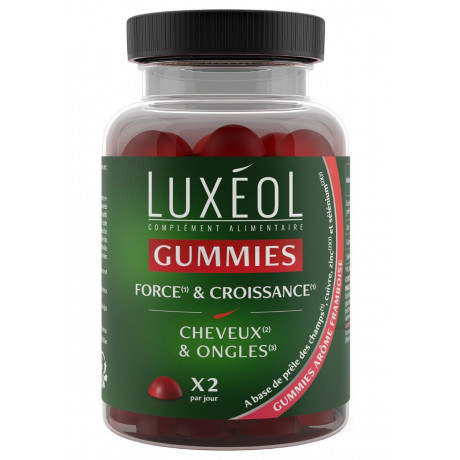 Luxeol Gummies Force & Croissance boite de 60