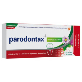 Parodontax Dentifrice Herbal Sensation Lot de 2 x 75 ml