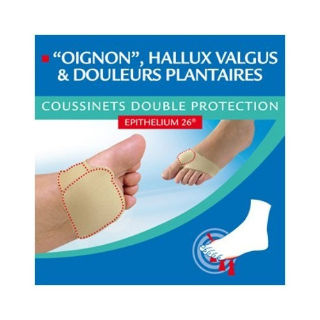 Epitact Coussinets Double Protection Hallux Valgus Taille M 1 Paire