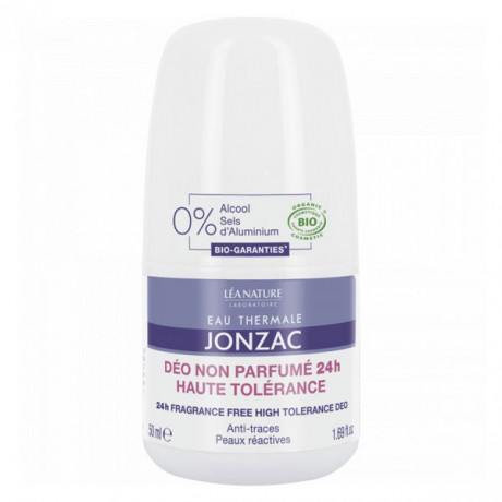 Jonzac Déodorant Non Parfumé 24h Roll-On Bio 50ml