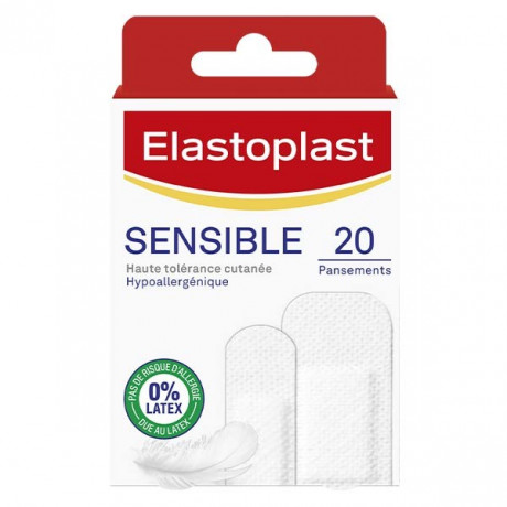 Elastoplast Pansement Peaux Sensibles 20 Pansements