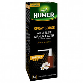 Humer Spray gorge miel Manuka IAA 15+ 20ml