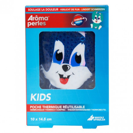 Arôma Perles Kids Poche Thermique Réutilisable Chaud/Froid Lapin 10cm x 14,5cm