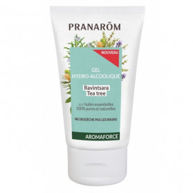 Pranarom Aromaforce Gel-Hydro Alcoolique Ravintsara Tea Tree 50ml