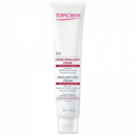 Topicrem DA Crème émolliente visage 40ml