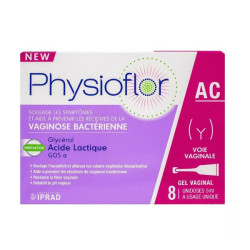 PHYSIOFLOR AC VAGINOSE BACTERIENNE 8 UNIDOSES