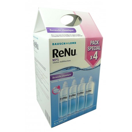 ReNu MPS Solution Multifonctions Lot de 4 x 360 ml