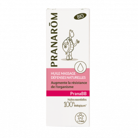 PRANAROM - PRANABB - Huile de massage défenses naturelles, 10ml