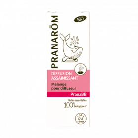 PRANAROM - PRANABB - Diffusion assainissant mélange pour diffuseur, 10ml