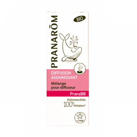 PRANAROM - PRANABB - Diffusion assainissant mélange pour diffuseur, 10ml