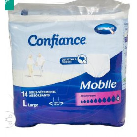 Hartmann Confiance Mobile Absorption 10 Gouttes Taille L 14 sous-vêtements