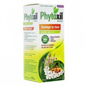 Phytoxil toux sirop sans sucre 120ml